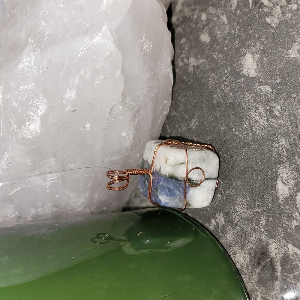 Sodalite Crystal Car Charm